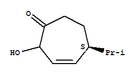 (5s)-(9ci)-2-羟基-5-(1-甲基乙基)-3-环庚烯-1-酮结构式_310905-97-6结构式