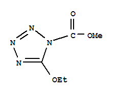 1H-tetrazole-1-carboxylic acid,5-ethoxy-,methyl ester Structure,311762-23-9Structure