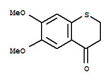 2,3-Dihydro-6,7-dimethoxy-4h-1-benzothiopyran-4-one Structure,31189-07-8Structure