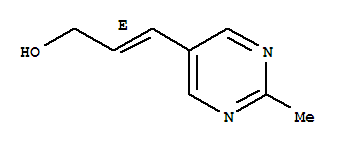 (2e)-(9ci)-3-(2-甲基-5-嘧啶)-2-丙烯-1-醇结构式_312262-94-5结构式