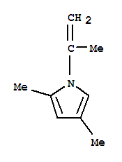 (9ci)-2,4-二甲基-1-(1-甲基乙烯)-1H-吡咯结构式_312322-65-9结构式