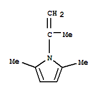 (9ci)-2,5-二甲基-1-(1-甲基乙烯)-1H-吡咯结构式_312322-66-0结构式