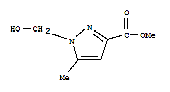 1H-pyrazole-3-carboxylicacid,1-(hydroxymethyl)-5-methyl-,methylester(9ci) Structure,313220-68-7Structure