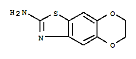 [1,4]Dioxino[2,3-f]benzothiazol-2-amine,6,7-dihydro-(9ci) Structure,313223-82-4Structure