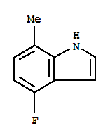 4-氟-7-甲基-(9ci)-1H-吲哚结构式_313337-32-5结构式