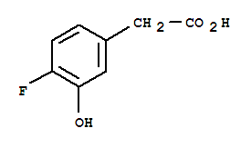 4-Fluoro-3-hydroxyphenylacetic acid Structure,31338-68-8Structure