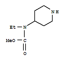(9ci)-乙基-4-哌啶基-氨基甲酸甲酯结构式_313501-77-8结构式