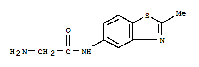 Acetamide, 2-amino-n-(2-methyl-5-benzothiazolyl)-(9ci) Structure,313502-87-3Structure