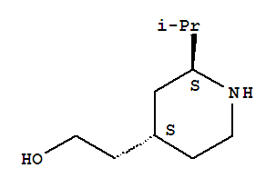 4-Piperidineethanol ,2-(1-methylethyl )-,(2r,4r)-rel -(9ci) Structure,313950-53-7Structure