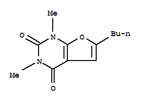 Furo[2,3-d]pyrimidine-2,4(1h,3h)-dione,6-butyl -1,3-dimethyl - Structure,314272-07-6Structure