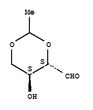 1,3-Dioxane-4-carboxaldehyde,5-hydroxy-2-methyl -,(4s,5s)- (9ci) Structure,315216-23-0Structure