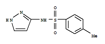 Benzenesulfonamide, 4-methyl-n-1h-pyrazol-3-yl-(9ci) Structure,3161-65-7Structure