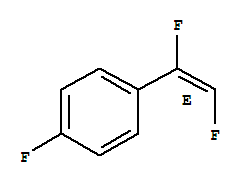 Benzene,1-[(1e)-1,2-difluoroethenyl ]-4-fluoro- (9ci) Structure,316173-80-5Structure