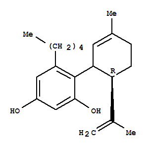 4-[(6R)-3-methyl -6-(1-methylethenyl )-2-cyclohexen-1-yl ]-5-pentyl -1,3-benzenediol Structure,317321-44-1Structure