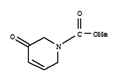 Methyl 3-oxo-3,6-dihydro-1(2h)-pyridinecarboxylate Structure,317383-70-3Structure