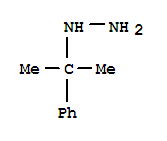 Hydrazine, (1-methyl-1-phenylethyl)- Structure,3178-39-0Structure