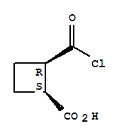 顺式-(8ci)-2-(氯甲酰基)-环丁烷羧酸结构式_31838-29-6结构式