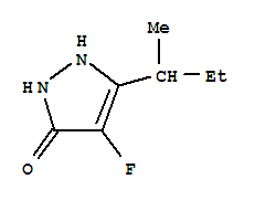 3H-pyrazol-3-one,4-fluoro-1,2-dihydro-5-(1-methylpropyl)-(9ci) Structure,319459-72-8Structure