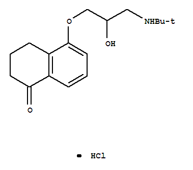 5-[3-(Tert-butylamino)-2-hydroxypropoxy]-3,4-dihydro-2h-naphthalen-1-one hydrochloride Structure,31969-05-8Structure