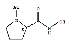 (s)-(9ci)-1-乙酰基-n-羟基-2-吡咯烷羧酰胺结构式_31982-74-8结构式