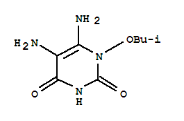 2,4(1H,3h)-pyrimidinedione,5,6-diamino-1-(2-methylpropoxy)-(9ci) Structure,321890-32-8Structure