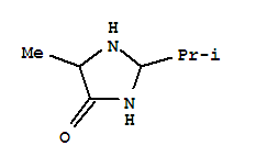 (9ci)-5-甲基-2-(1-甲基乙基)-4-咪唑啉酮结构式_32273-11-3结构式