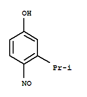 (9CI)-3-(1-甲基乙基)-4-亚硝基-苯酚结构式_32416-70-9结构式