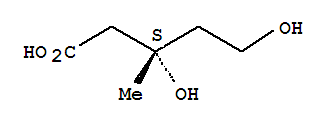 (3S)-3,5-dihydroxy-3-methyl-pentanoic acid Structure,32451-23-3Structure