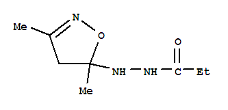 丙酸,2-(4,5-二氢-3,5-二甲基-5-异噁唑基)肼结构式_325490-38-8结构式