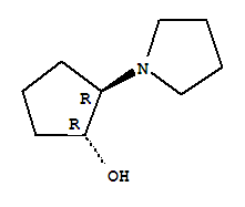 (1R,2r)-2-吡咯烷-1-环戊醇结构式_32635-39-5结构式