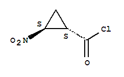 Cyclopropanecarbonyl chloride,2-nitro-,(1r,2r)-rel-(9ci) Structure,326853-93-4Structure