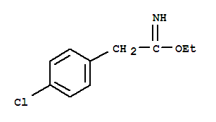 2-(4-Chloro-phenyl)-acetimidic acid ethyl ester Structure,32796-91-1Structure