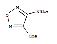 (9Ci)-N-(4-甲氧基-1,2,5-噁二唑-3-基)-乙酰胺结构式_328275-07-6结构式