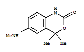 2H-3,1-benzoxazin-2-one,1,4-dihydro-4,4-dimethyl-6-(methylamino)-(9ci) Structure,328952-54-1Structure