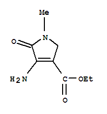 1H-pyrrole-3-carboxylicacid,4-amino-2,5-dihydro-1-methyl-5-oxo-,ethylester(9ci) Structure,329695-21-8Structure