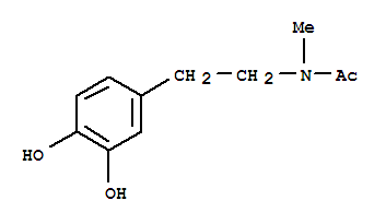 (9Ci)-N-[2-(3,4-二羟基苯基)乙基]-N-甲基-乙酰胺结构式_331263-05-9结构式