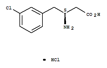 (S)-3-amino-4-(3-chlorophenyl)butyric acid hydrochloride Structure,331763-54-3Structure