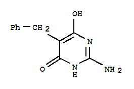 4(1H)-pyrimidinone,2-amino-6-hydroxy-5-(phenylmethyl)-(9ci) Structure,331971-28-9Structure