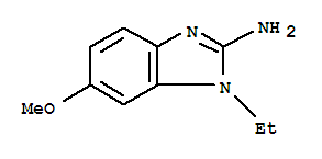 Benzimidazole, 2-amino-1-ethyl-6-methoxy-(8ci) Structure,33235-35-7Structure