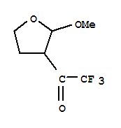 Ethanone,2,2,2-trifluoro-1-(tetrahydro-2-methoxy-3-furanyl)-(9ci) Structure,333339-72-3Structure