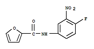 2-Furancarboxamide,n-(4-fluoro-3-nitrophenyl)-(9ci) Structure,333349-04-5Structure