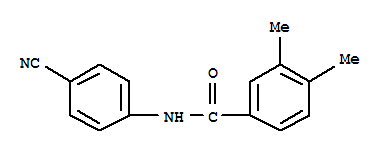 Benzamide,n-(4-cyanophenyl)-3,4-dimethyl-(9ci) Structure,333442-37-8Structure