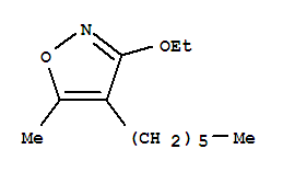 Isoxazole,3-ethoxy-4-hexyl-5-methyl-(9ci) Structure,334887-34-2Structure