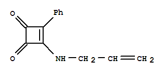 3-Cyclobutene-1,2-dione,3-phenyl-4-(2-propenylamino)-(9ci) Structure,334992-66-4Structure