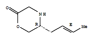 2-Morpholinone,5-(2e)-2-butenyl-,(5r)-(9ci) Structure,334994-41-1Structure