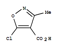 (7ci,9ci)-5-氯-3-甲基-4-异噁唑羧酸结构式_3356-99-8结构式