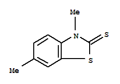 2(3H)-benzothiazolethione,3,6-dimethyl-(9ci) Structure,33682-62-1Structure