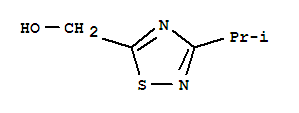 1,2,4-Thiadiazole-5-methanol ,3-(1-methylethyl)-(9ci) Structure,337904-88-8Structure