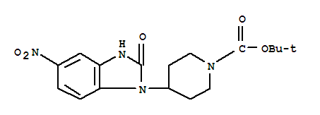 1-(1-Boc-piperidin-4-yl)-5-nitro-1,3-dihydro-1h-benzoimidazol-2-one Structure,337910-14-2Structure