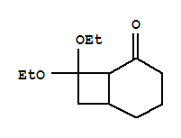 Bicyclo[4.2.0]octan-2-one,8,8-diethoxy-(9ci) Structure,337958-96-0Structure